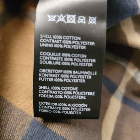 Free People Bib Swing Wax Chore Jacket Womens M Brown Barn Coat Farm Rustic - Picture 7 of 9